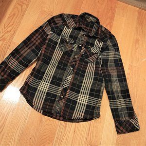 Diesel Mens Casual Dress Shirt S